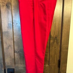 Woman’s Red Dress Pants - Classic Tailored Fit-Columnist